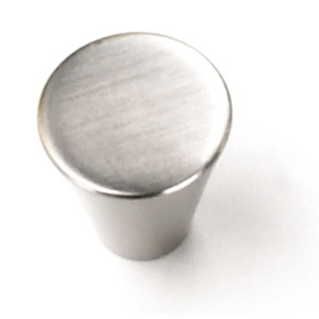 LAUREY 3/4" Delano Small Cone Knob, Brushed Satin Nickel 26059